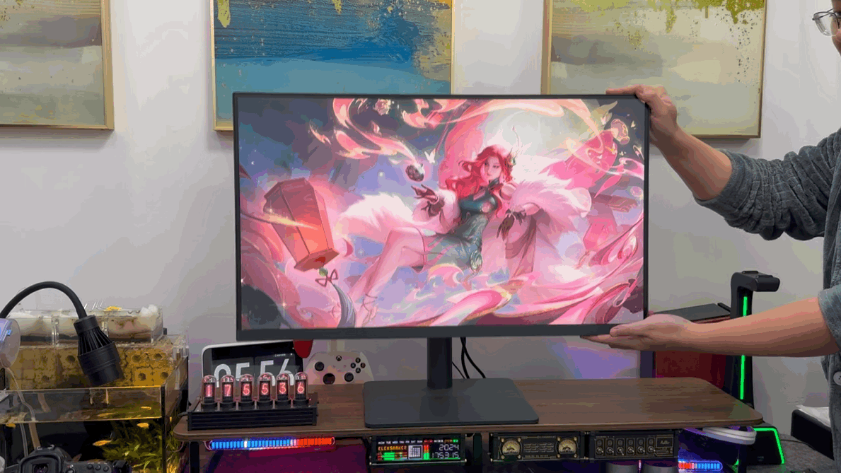 32寸4K广色域10Bit屏幕，色彩精准展示：明基PD3205U测评