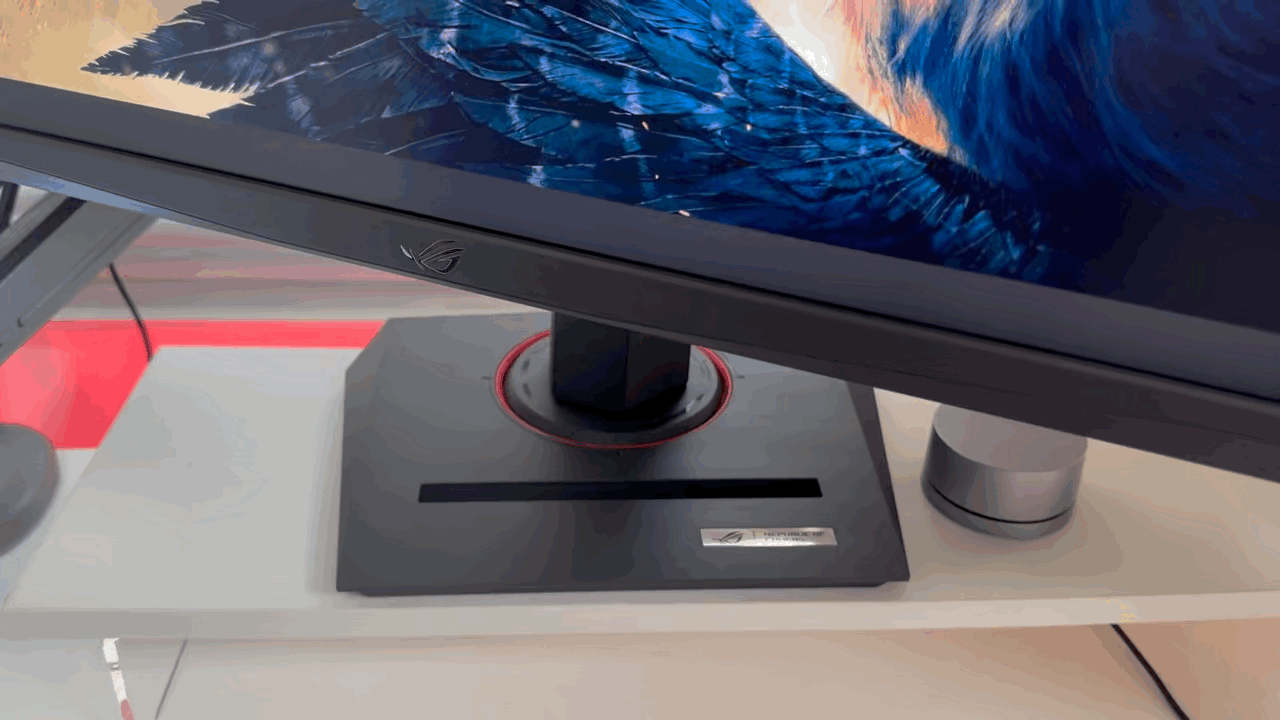 无愧ROG信仰,4K 160Hz&FHD320Hz高清高刷27Pro双模电竞显示器