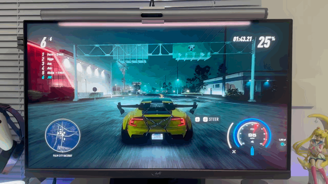 无愧ROG信仰,4K 160Hz&FHD320Hz高清高刷27Pro双模电竞显示器