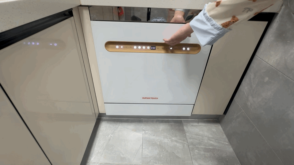 自动开门?还能关门?皮薄馅大料很足洗碗机慧曼B2pro+洗碗机测评