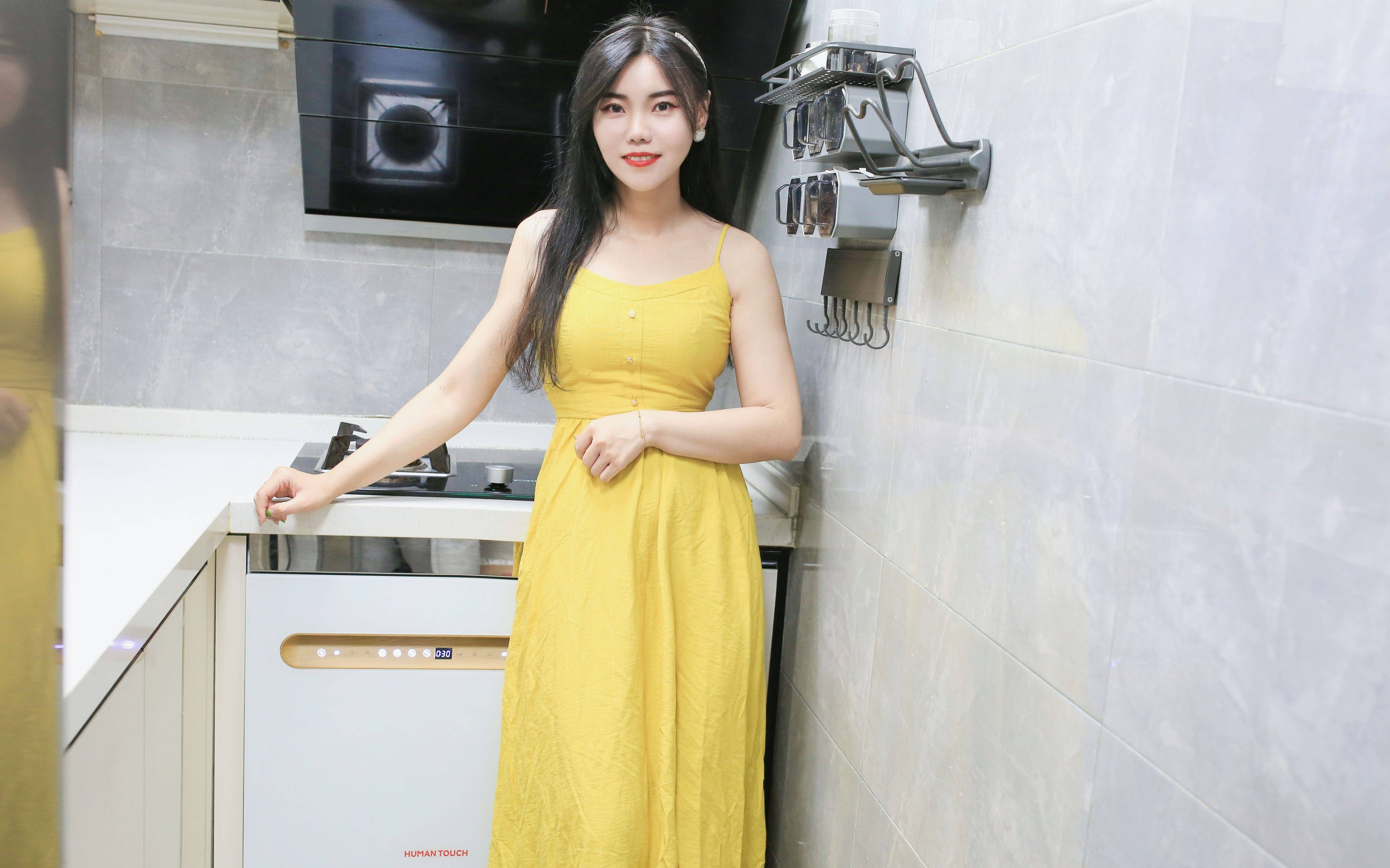 自动开门?还能关门?皮薄馅大料很足洗碗机慧曼B2pro+洗碗机测评