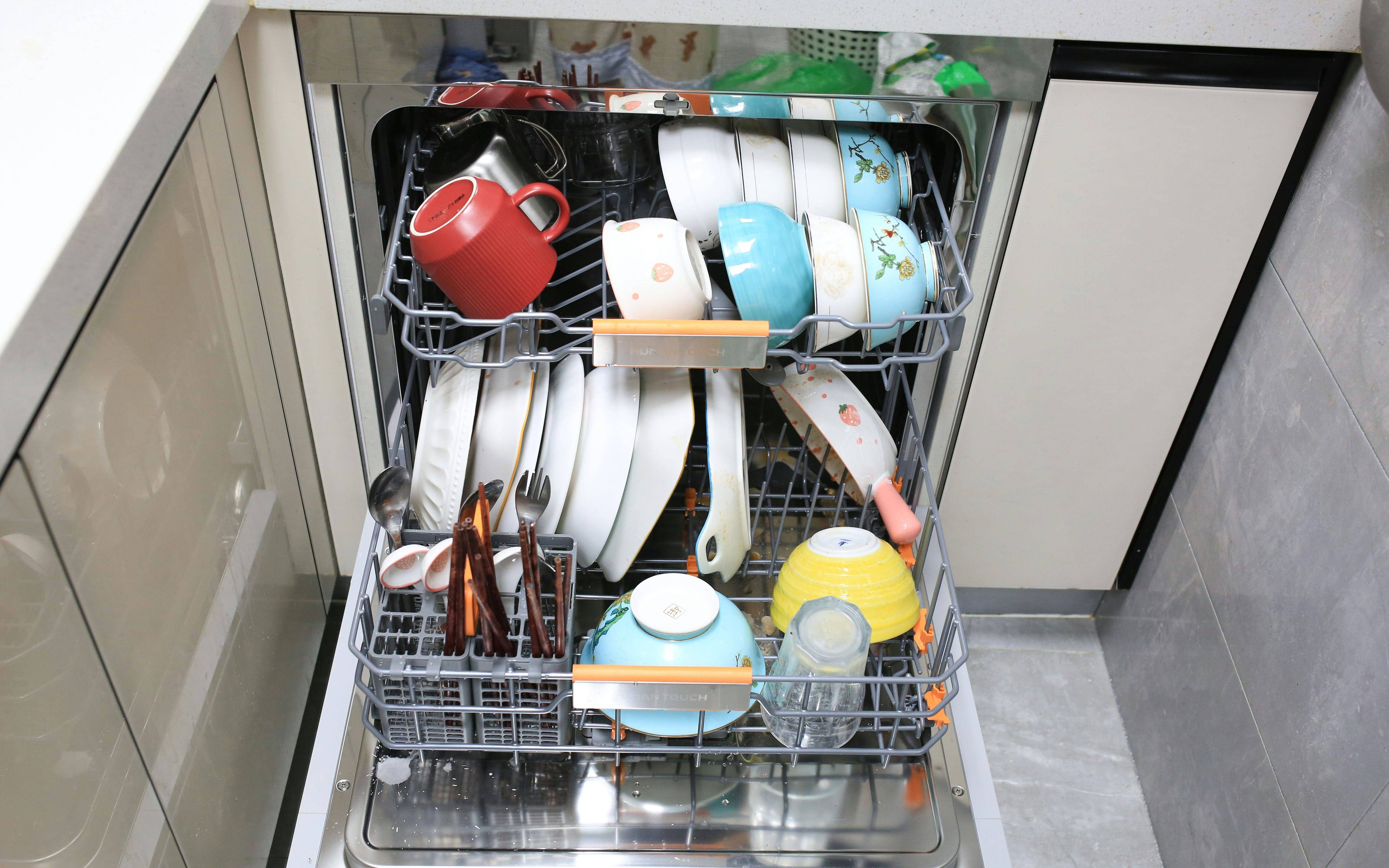 自动开门？还能关门？皮薄馅大料很足洗碗机慧曼B2pro+洗碗机测评