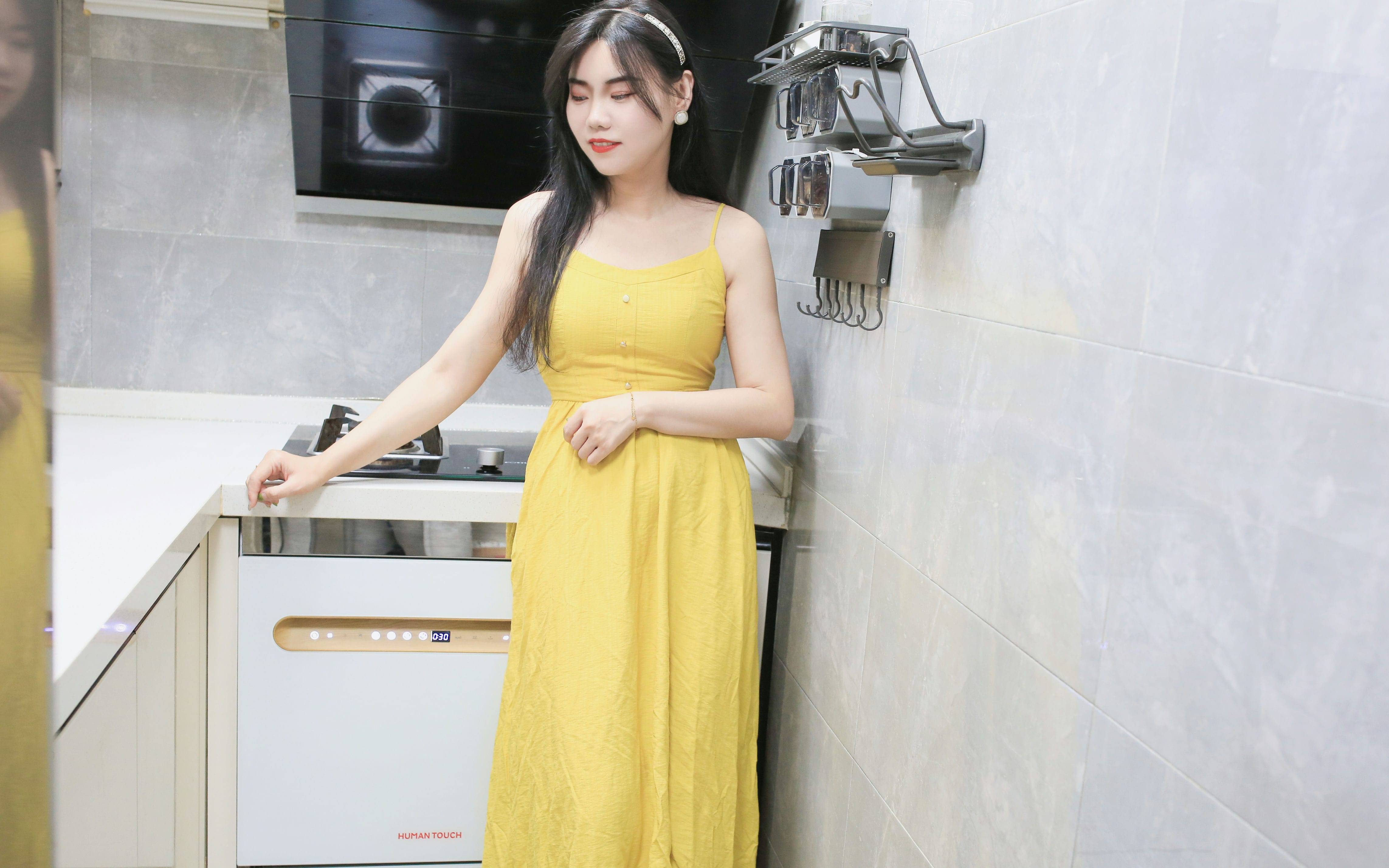 自动开门?还能关门?皮薄馅大料很足洗碗机慧曼B2pro+洗碗机测评