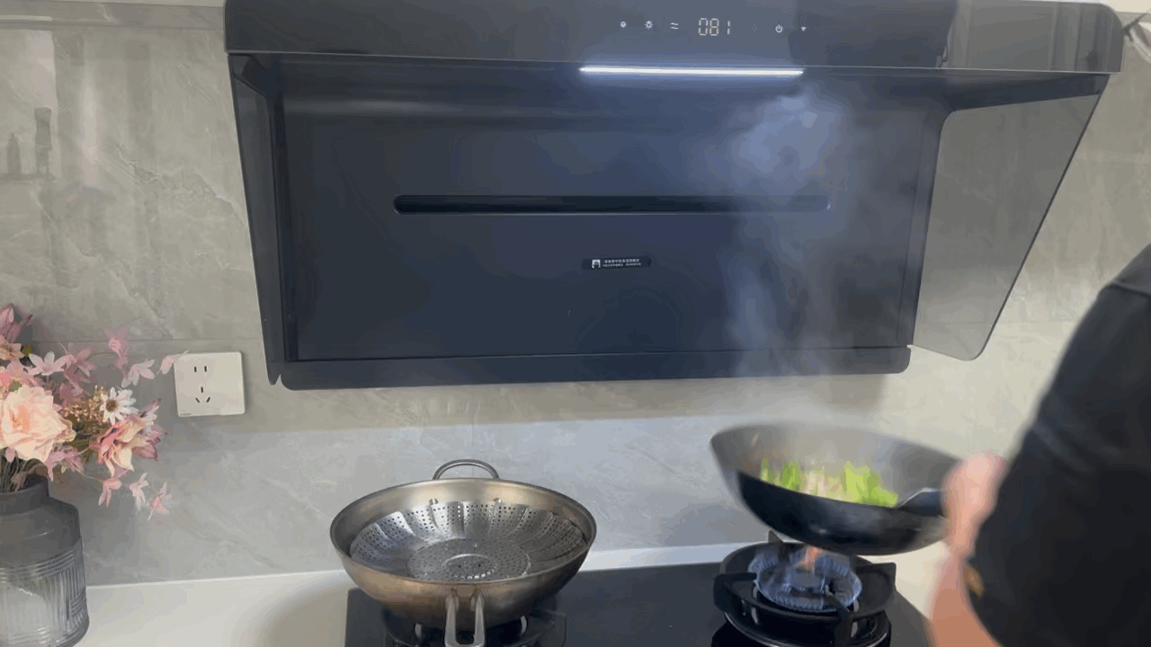 智能生活新体验：米家净烟机S1，智能开放式厨房首选，不惧油烟味