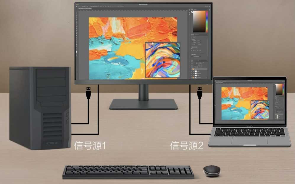 32寸4K广色域10Bit屏幕，色彩精准展示：明基PD3205U测评