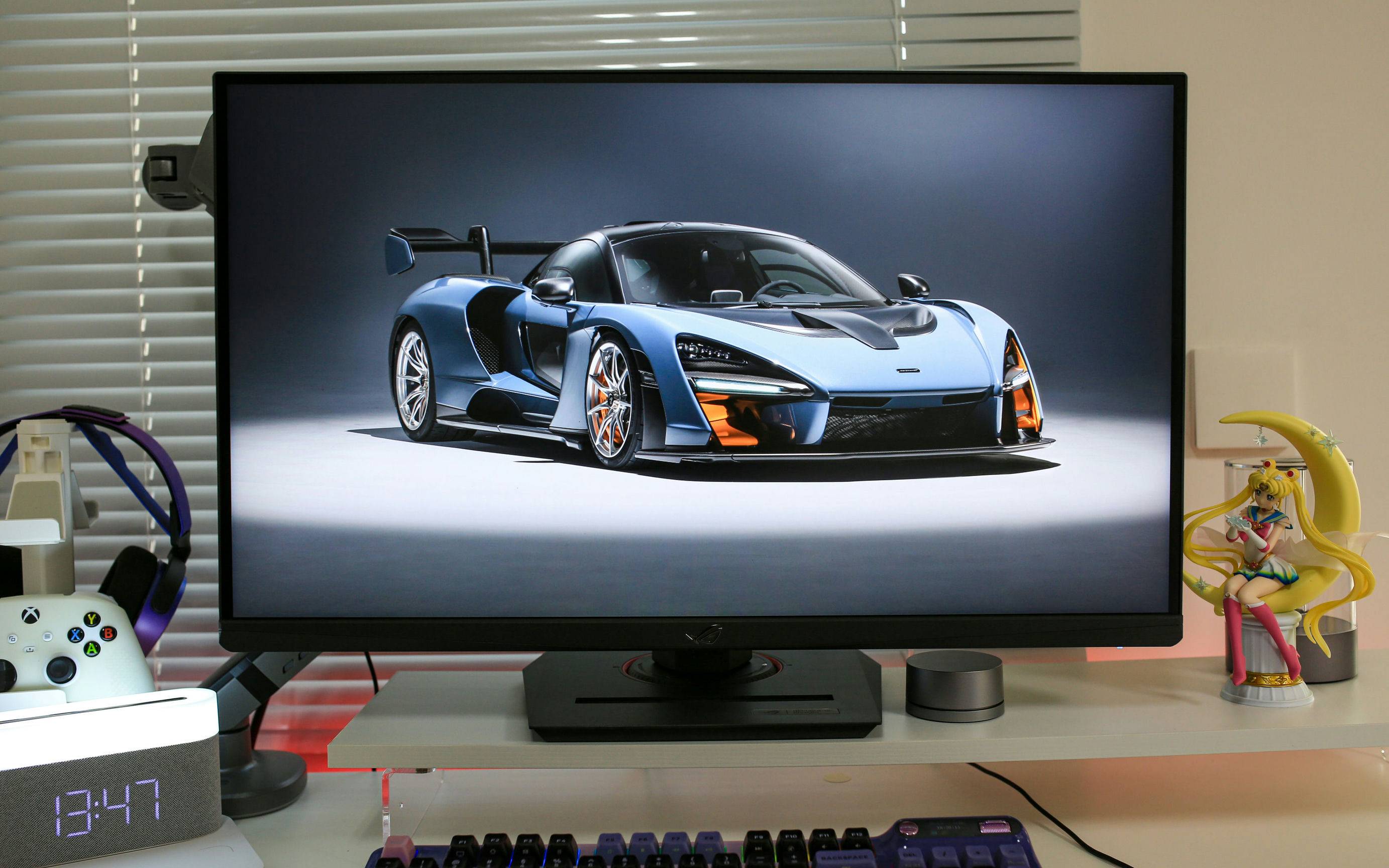 无愧ROG信仰，4K 160Hz&amp;FHD320Hz高清高刷27Pro双模电竞显示器