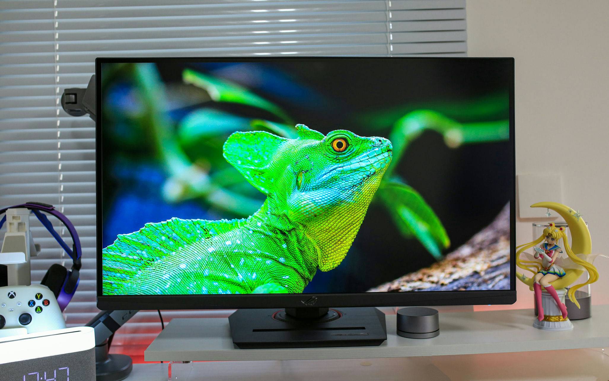 无愧ROG信仰，4K 160Hz&amp;FHD320Hz高清高刷27Pro双模电竞显示器