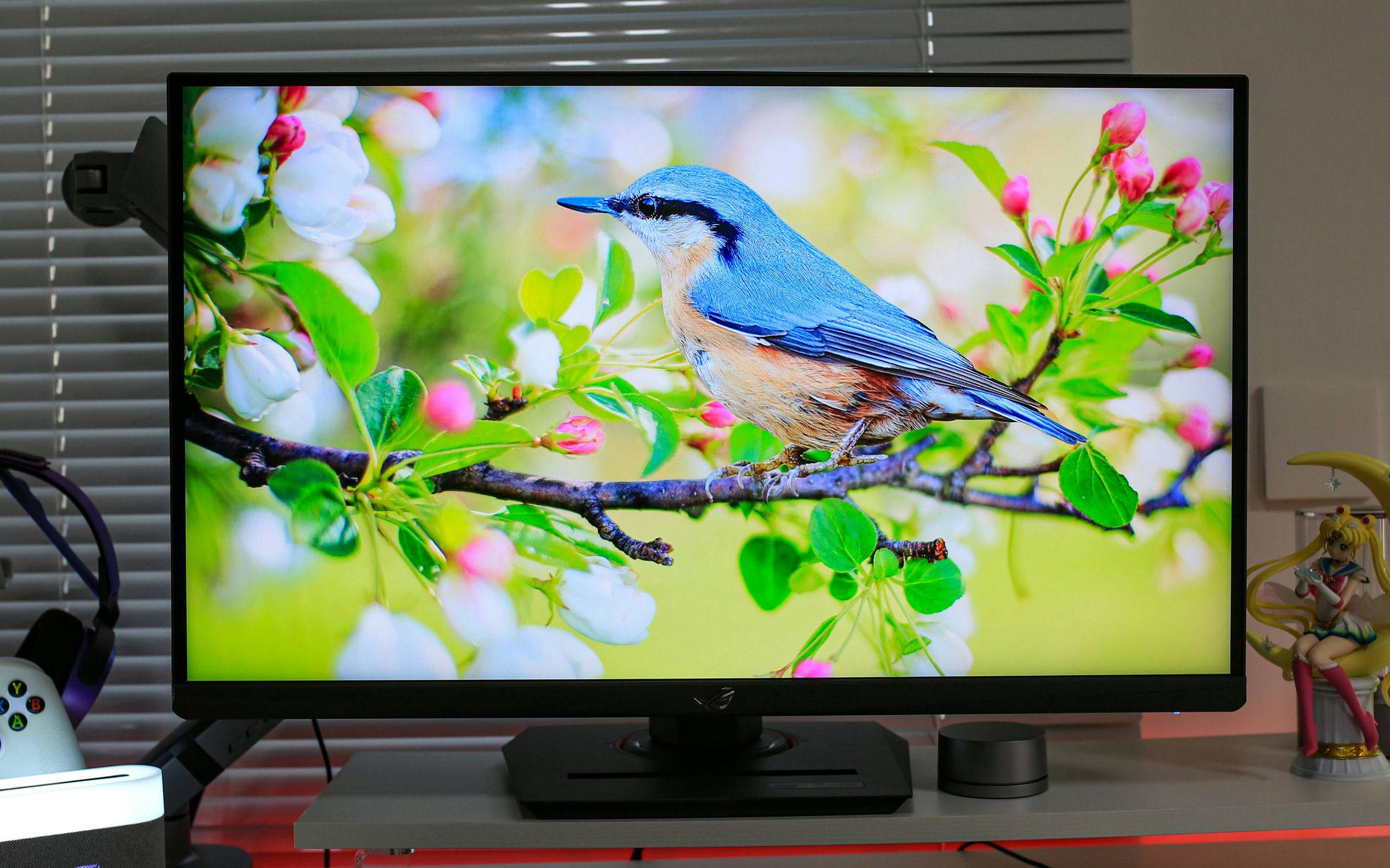 无愧ROG信仰，4K 160Hz&amp;FHD320Hz高清高刷27Pro双模电竞显示器