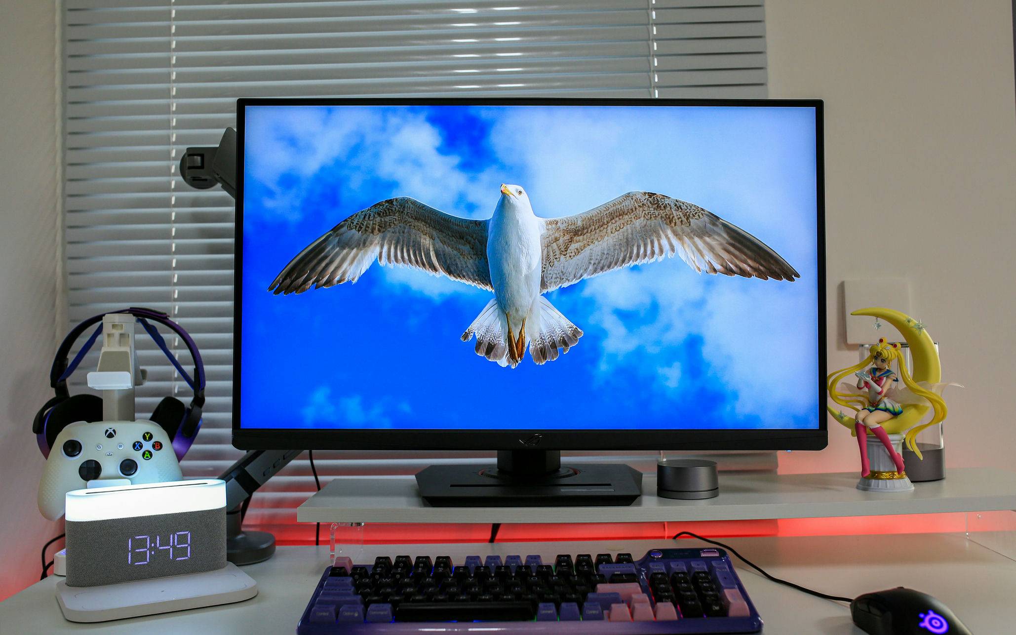 无愧ROG信仰，4K 160Hz&amp;FHD320Hz高清高刷27Pro双模电竞显示器