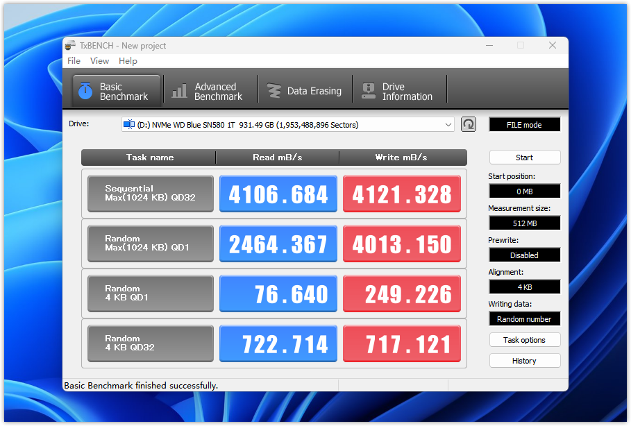升级PCIe4.0稳定可靠:西部数据 WD Blue SN580 PCIe 4.0 1TB评测